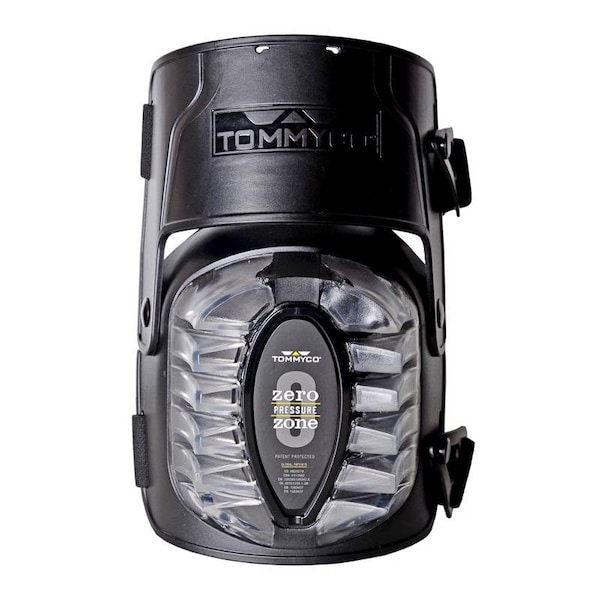 Tommyco Tommyco 6.7 in. L X 6.9 in. W Rough Terrain Hinged Knee Pads Black One Size Fits All 30507 - main